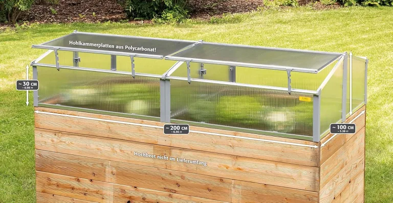 JUWEL Thermo-Frühbeet 200 (Gewächshaus/Thermohaus) passend für Hochbeet 2 x 1 m - 20443 – Bild 1