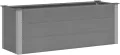 vidaXL Garten Hochbeet Pflanzkasten Blumenkasten Gemüsebeet Pflanzkübel Blumenkübel Frühbeet Gartenbeet Pflanzbeet WPC 150x50x54cm Grau - Thumbnail 2