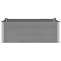 vidaXL Garten Hochbeet Pflanzkasten Blumenkasten Gemüsebeet Pflanzkübel Blumenkübel Frühbeet Gartenbeet Pflanzbeet WPC 150x100x54cm Grau - Thumbnail 7