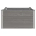 vidaXL Garten Hochbeet Pflanzkasten Blumenkasten Gemüsebeet Pflanzkübel Blumenkübel Frühbeet Gartenbeet Pflanzbeet WPC 150x100x54cm Grau - Thumbnail 8