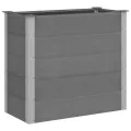vidaXL Garten Hochbeet Pflanzkasten Blumenkasten Gemüsebeet Pflanzkübel Blumenkübel Frühbeet Gartenbeet Pflanzbeet WPC 100x50x91cm Grau - Thumbnail 1
