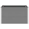 vidaXL Garten Hochbeet Pflanzkasten Blumenkasten Gemüsebeet Pflanzkübel Blumenkübel Frühbeet Gartenbeet Pflanzbeet WPC 150x100x91cm Grau - Thumbnail 7