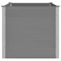 vidaXL Garten Hochbeet Pflanzkasten Blumenkasten Gemüsebeet Pflanzkübel Blumenkübel Frühbeet Gartenbeet Pflanzbeet WPC 150x100x91cm Grau - Thumbnail 8