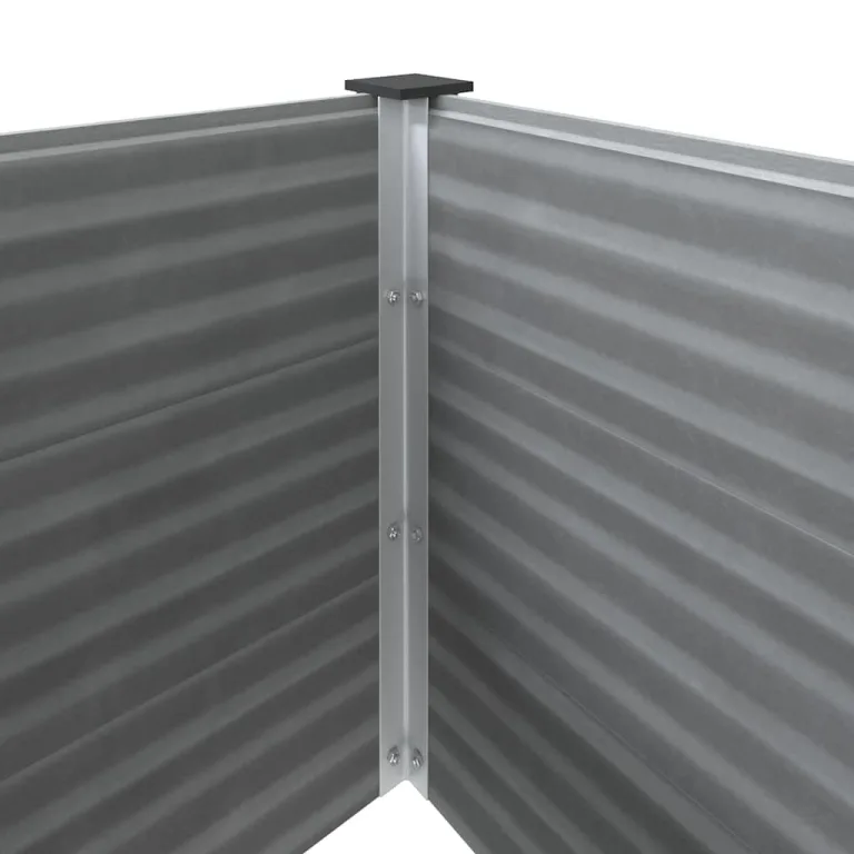 vidaXL Hochbeet WPC 100x50x54cm Grau Pflanzkübel Pflanzkasten Blumenkasten – Bild 5