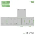 Growzelt 200 x 200 x 200 cm | MyHomeGrow Grow Tent, schwarz grün | Indoor Grow Tent für Pflanzenzucht | Growbox, Homegrow, Growschrank | Zuchtzelt, Pflanzenzelt, Anzuchtzelt, Gewächshaus - Thumbnail 2