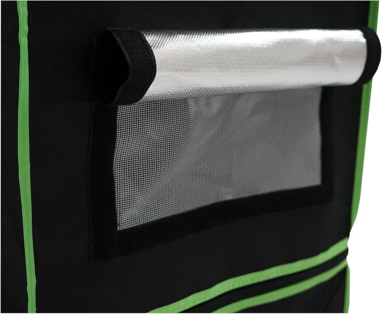 Zelsius Growzelt MyHomeGrow Grow Tent | Indoor Growroom | schwarz grün | Growschrank Darkroom Pflanzenzelt Gewächshaus Zuchtzelt (80 x 80 x 180 cm) – Bild 5