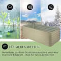 blumfeldt Hochbeet aus Metall, Wetterfestes Stahlblech-Hochbeet für Balkon & Garten, Rostfreies Hochbeet, Freistehende Hochbeete 180x60x90 cm, 970L Pflanzkübel Groß für Blumen, Obst, Gemüse - Thumbnail 2