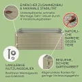 blumfeldt Hochbeet aus Metall, Wetterfestes Stahlblech-Hochbeet für Balkon & Garten, Rostfreies Hochbeet, Freistehende Hochbeete 180x60x90 cm, 970L Pflanzkübel Groß für Blumen, Obst, Gemüse - Thumbnail 3