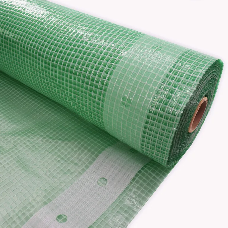 Aquagart Gewächshausfolie Gitterfolie Frühbeetfolie Gartenfolie 250g UV Stabil grün verschiedene Breiten und Längen (5m, grün/transparent 3,0m breit) – Bild 2