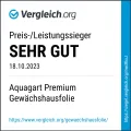 Aquagart Gewächshausfolie Gitterfolie Frühbeetfolie Gartenfolie 250g UV Stabil grün verschiedene Breiten und Längen (5m, grün/transparent 3,0m breit) - Thumbnail 9