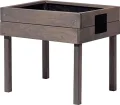 dobar® 58511FSC Kinderhochbeet mit Kreidetafel | Mini Hochbeet Holz | erhöhter Pflanzkasten für Kinder | Salatbeet auf Stelzen | Kleines Kräuterbeet für Garten/Terrasse/Balkon | 50 x 40 x 45 cm | Grau - Thumbnail 9