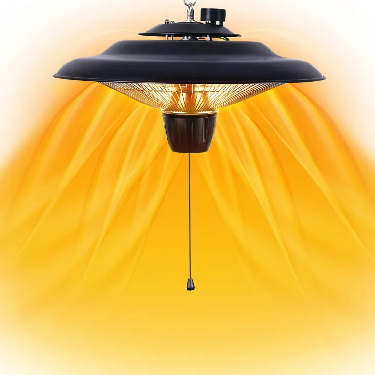 DONYER POWER Outdoor Heizungen für Garten Terrasse Heizungen Halogenheizung 800W & 2000W Elektrische Heizung für Gewächshaus Zelt