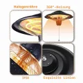 DONYER POWER Outdoor Heizungen für Garten Terrasse Heizungen Halogenheizung 800W & 2000W Elektrische Heizung für Gewächshaus Zelt - Thumbnail 7