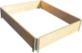 DTZ Palettenrahmen Aufsatzrahmen Hochbeet Gartenbeet Stapelrahmen (120x80x20 cm) - Thumbnail 8