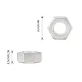 KINGLAKE Gewächshaus Schrauben gewächshausschrauben- 50 Stück Hammerkopfschrauben mit Muttern Aluminium Gewächshaus Zubehör Schrauben Teil - Thumbnail 3