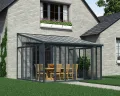 Palram Canopia Terrassendach Wintergarten Sanremo anthrazit // 400x425 cm (TxB) - Thumbnail 3