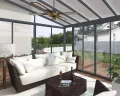 Palram Canopia Terrassendach Wintergarten Sanremo anthrazit // 400x425 cm (TxB) - Thumbnail 4