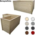 HORI Hochbeet Kit, Holz Stecksystem 80 cm hoch – Pflanzkasten Bausatz aus Fichte, 18 mm Wandstärke für Garten, Gemüsebeet & Kräuterbeet – DIY Pflanzkasten, in 15 Größen: Modell Magdeburg (60x120) - Thumbnail 7