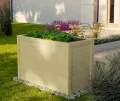 HORI Hochbeet Kit, Holz Stecksystem 80 cm hoch – Pflanzkasten Bausatz aus Fichte, 18 mm Wandstärke für Garten, Gemüsebeet & Kräuterbeet – DIY Pflanzkasten, in 15 Größen: Modell Magdeburg (60x120) - Thumbnail 4
