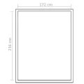 vidaXL Verstärktes Aluminium-Gewächshaus mit Bodenrahmen, Pflanzen, Gemüse, Anzuchthaus, Gartenarbeit, Outdoor-Struktur, UV-beständig, isolierter Hof, 97,1 m² - Thumbnail 6