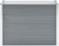 vidaXL Hochbeet Verzinkter Stahl 100x40x77cm Grau Gartenbeet Frühbeet Garten - Thumbnail 8