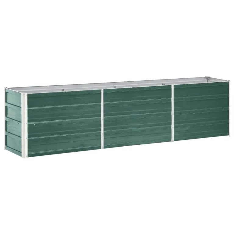 vidaXL Sechseck-Hochbeet aus verzinktem Stahl 129x129x77 cm, Grau, Pflanzkasten mit offenem Boden, wetterfest, für Gemüse, Kräuter und Garten – Bild 7