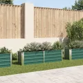 vidaXL Hochbeet Verzinkter Stahl 160x40x45cm Grün Gartenbeet Frühbeet Garten - Thumbnail 2