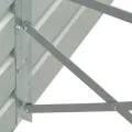 vidaXL Hochbeet Verzinkter Stahl 100x40x77cm Grün Gartenbeet Frühbeet Garten - Thumbnail 4