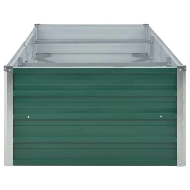 vidaXL Hochbeet Verzinkter Stahl 240x80x45 cm Grün Gartenbeet Pflanzbeet – Bild 7