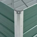 vidaXL Hochbeet Verzinkter Stahl 240x80x45 cm Grün Gartenbeet Pflanzbeet - Thumbnail 4