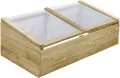 vidaXL Kiefernholz Imprägniert Gewächshaus 200x50x35cm Frühbeet Frühbeetkasten - Thumbnail 8