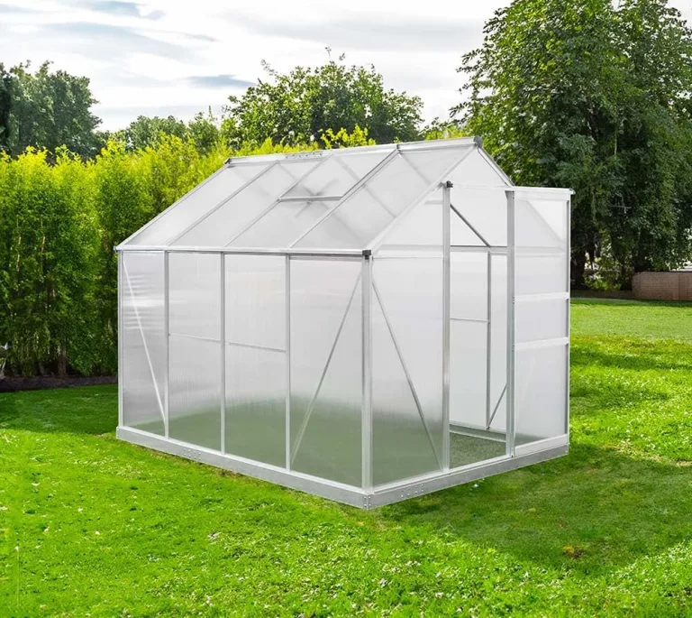 Westmann Aluminium Gewächshaus Flora 68 | Silber | 252x192x201 cm – Bild 4