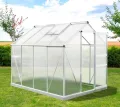 Westmann Aluminium Gewächshaus Flora 68 | Silber | 252x192x201 cm - Thumbnail 3
