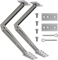 Deuba® 2X Automatischer Fensteröffner Gewächshaus 7,5 kg Hubkraft 45cm Öffnungshöhe stufenloser Öffnungswinkel Fensterheber Fenster - Thumbnail 2