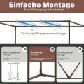 Sekey Gewächshaus Klein 150x100x50 cm, Tomatengewächshaus Foliengewächshaus Tomaten Gewächshaus Balkon Indoor Outdoor - Stabil, Winterfest & Einfach zu montieren, Weiß - Thumbnail 2