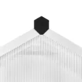 vidaXL Gewächshaus Aluminium 15,6m³ 3,8mm Treibhaus Tomatenhaus Pflanzenhaus - Thumbnail 8
