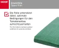 NOOR Ersatzfolie für Tomaten-Gewächshaus Premium - UV-stabilisierte Gartenbaufolie 135 g/m² - ca. 200x75x175 cm - Thumbnail 3