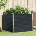 Hochbeet 100x100x77 cm aus verzinktem Stahl braunes Metall Pflanzkübel für Balkon Garten mit offenem Boden Modernes Design Robust & langlebig für Outdoor Küche Flur - Thumbnail 8