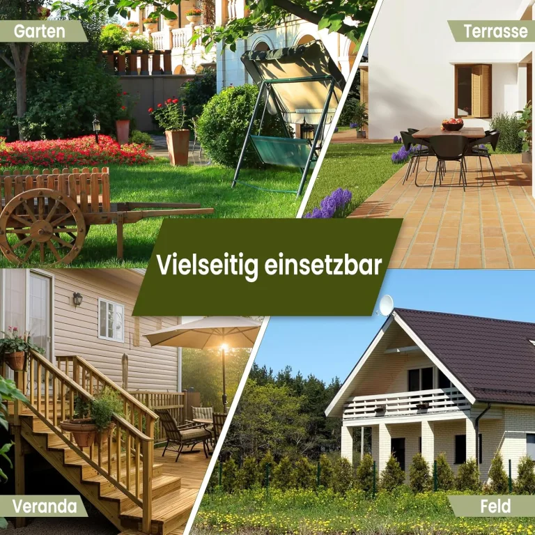 WOLTU Foliengewächshaus, Tomatengewächshaus für Garten Balkon, Indoor & Outdoor, Metallgestell, Gewächshaus mit 3 Ablagen, für Frühbeet Gemüse Blumen, 143 x 195 x 73 cm, Weiß – Bild 7