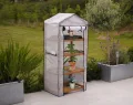 VegTrug® Gewächshaus - Foliengewächshaus mit 4 Ebenen & FSC-Holzrahmen - Anzuchthaus für Garten, Balkon & Terrasse - Pflanzregal mit PE-Abdeckung & Reißverschluss - Natural 71x49x158 cm - Thumbnail 6