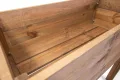 mgc24 Hochbeet - Kiefernholz Dunkelbraun rechteckig, stehender Pflanzkasten für Garten Terrasse Balkon - 80 x 37,6 x 78 cm mit Ablageboden - Thumbnail 2