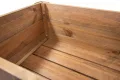 mgc24 Hochbeet - Kiefernholz Dunkelbraun rechteckig, stehender Pflanzkasten für Garten Terrasse Balkon - 80 x 37,6 x 78 cm mit Ablageboden - Thumbnail 3