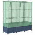 Hochbeet mit Gewächshaus Frühbeet Tomatenhaus 120x40x138 cm Rattan Optik für Garten Balkon, Stabiles PP Beet mit PE Abdeckung und Eisenrahmen - Thumbnail 6