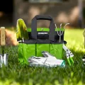 WORKPRO Gartenwerkzeug Set, 8 in 1 Gartengeräte mit Aufbewahrungstasche, aus Edelstahl, Gartenschaufel mit Holzgriff, Blumenschere, Gartenkralle, Handgrubber, Geschenk für Gärtnerinnen und Gärtner - Thumbnail 10