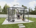 Canopia by Palram Gewächshaus gross Oasis 12 Treibhaus 316x363 cm Aluminium grau Tomatenhaus Polycarbonatplatten UV-beständig - Thumbnail 4