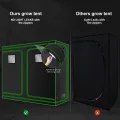 Grow-Zelt, hochreflektierendes 600D-Diamant-Mylar-Gewebe mit Beobachtungsfenster und Bodenschale für hydroponischen Indoor-Pflanzenanbau, 243,8 x 121,9 x 203,2 cm - Thumbnail 3