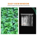 Grow-Zelt, hochreflektierendes 600D-Diamant-Mylar-Gewebe mit Beobachtungsfenster und Bodenschale für hydroponischen Indoor-Pflanzenanbau, 152,4 x 152,4 x 203,2 cm - Thumbnail 2