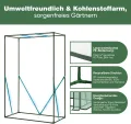 Sekey Tomatengewächshaus 150x100x50 cm, Kleines Gewächshaus, Robustes Foliengewächshaus Tomaten Gewächshaus für Balkon - Stabil, Winterfest & Einfach zu montieren, Grün - Thumbnail 6