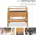 tectake® Frühbeet Aufsatz aus Holz, witterungsbeständig, Schutz vor Wind und Wetter, Frühbeetaufsatz mit funktionellen Hohlkammerplatten, 115 x 53 x 34 cm, kombinierbar Hochbeet 403232 - Thumbnail 3