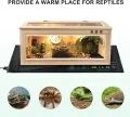RIOGOO Heizmatte Wärmematte für Sämling Germination und Haustier,Wasserkultur-Samen-Reptil-Betriebsheizungs-Auflage mit Abschaltschutz sicher und haltbar 24 * 52cm CER bestätigt(2 Stück) - Thumbnail 5